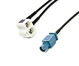 Unter anderem geeignet für Audi, Seat, Skoda und Volkswagen. Vor dem Kauf immer die Steck-Verbindung überprüfen, da teilweise unterschiedliche Stecker verbaut wurden. Hochwertige Verarbeitung mit RG174 Kabel, sehr gute Qualität aus dem Hause WATERMARK.