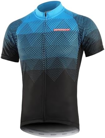 BERGRISAR Men's Cycling Jerseys Short Sleeves Bike Shirt