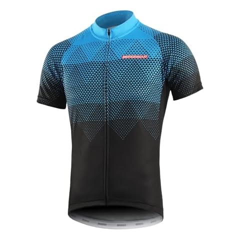 BERGRISAR Men's Cycling Jerseys Short Sleeves Bike Shirt Cover