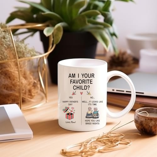 Taza de café personalizada para papá Día del Padre humor miniatura 4