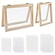 WANDIC Papierherstellungs-Sieb-Set, Papierherstellungs-Set enthält Holz-Formenrahmen, Papierherstellung, Stoff, Netze, für Bastelarbeiten