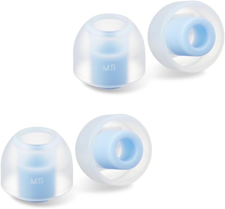 AZLASednaEarfit ORIGIN (MS) - Earbud Tips for Noise Cancelling Headphones – Eartips Compatible with Wired Headphones, Wired Earbuds, Noise Cancelling Earbuds