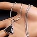 BRIGHTWINST Black Triangle Pendant Necklaces For Women Fashion Simple Stainless Steel Chain Necklace Gothic Grunge Jewelry Gifts PTPNU03139