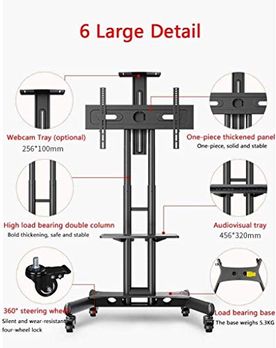 Soporte Móvil Universal para TV de 32 a 65 pulgadas miniatura 6