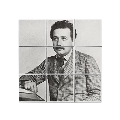 Carreaux Céramique Albert Einstein 60x60 cm pour Décoration Murale Originale