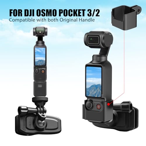 Support clip sac à dos pour OSMO Pocket 3 et GoPro à rotation 360