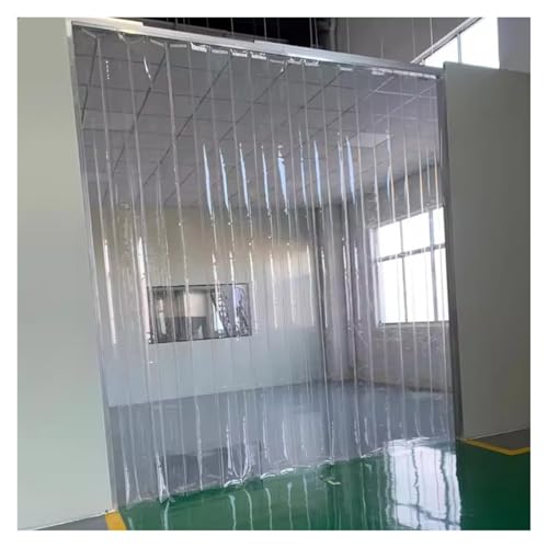 Rideau à lanières en plastique PVC pliant pour garage et industrie 135x300 cm