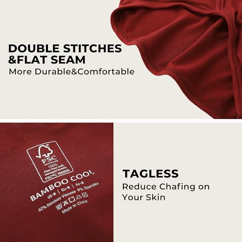 BAMBOO COOL Mens Breathable Soft Underwear Open-fly Classic Briefs, Tag-free3