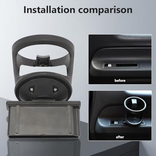 Attisfiera Auto Getränkehalter hinten für Vito V-Klasse W447 2015-2023 A4478101400 Getränkehalter Hintere Türverkleidungen,getränkehalter Auto Fenster