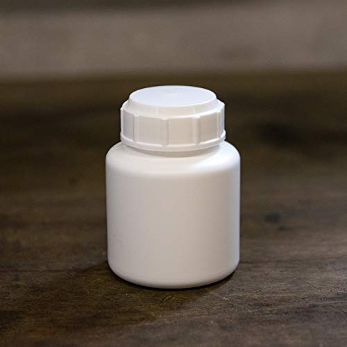 WBH Praktische Pinseldose zum einfachen Auftragen von Flüssigkeiten wie Farben, Lacke, Kleber, Schmiermittel (Weiß)