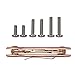 KeyBar Copper Key Organizer EDC Tool | Everyday Carry Compact Key Holder Multi-Tool and Keychain Organizer with Pocket Clip (Holds up to 12 Keys) Made in The USA