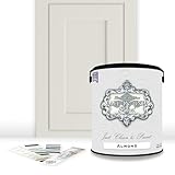 ALL-IN-ONE Paint by Heirloom Traditions, Almond (Neutral White), Gallon - Durable cabinet and furniture paint. Built in primer and top coat, no sanding needed. Includes our 30 featured color card.