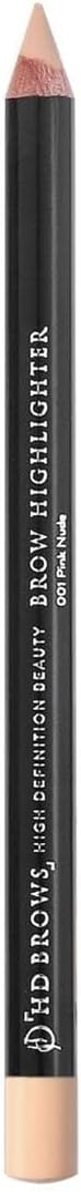 HD BROWS Brow Highlighter Under Eyebrow Highlighting Pencil, Soft Creamy and Easy to Blend, Highly Pigmented, Can Also be Used as Eyeliner, Pink Nude- Fair/Light Highlighter Shade