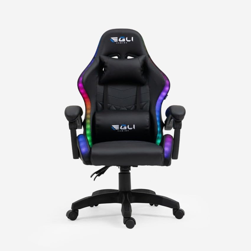 Produce Shop Chaise Gaming Ergonomique pour Enfants LED RGB The Horde Junior