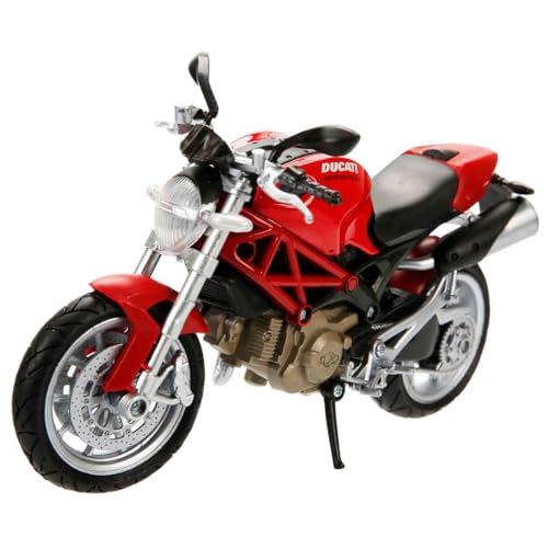 New Ray - 44023 A - Véhicule Miniature - Modèles À L'échelle - Moto Ducati Monster 1100 - Echelle 1/12- Coloris aléatoire