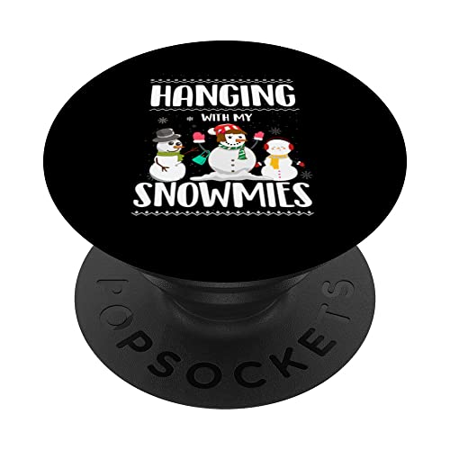 Hanging With My Snowmies, Black