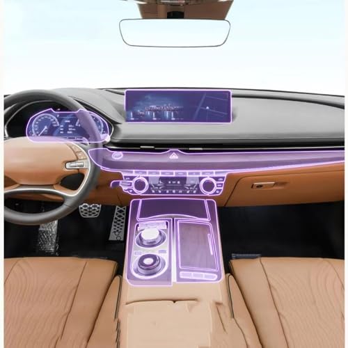 Film protection console centrale Genesis G80 2021-2023 anti-rayures