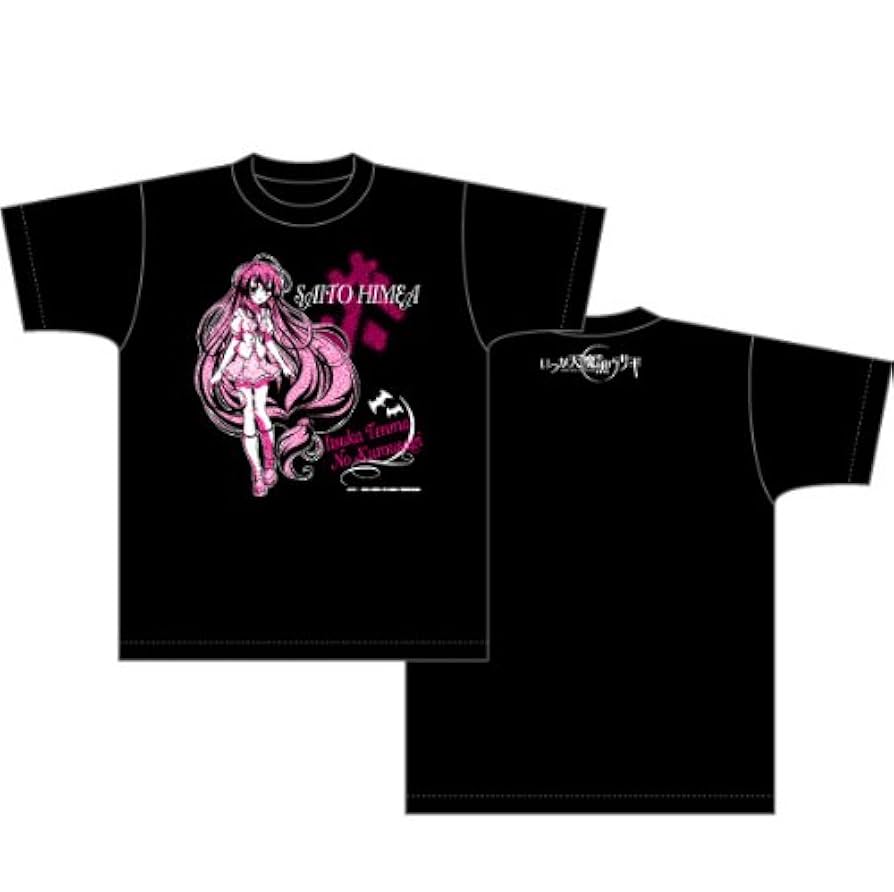 Amazon.co.jp: いつか天魔の黒ウサギ サイトヒメア柄 Tシャツ