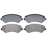 ACDelco Silver 14D856M (19286131) Semi-Metallic Front Disc Brake Pad Set with Wear Sensor