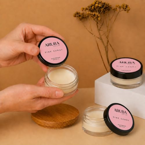 Image of Alcohol Free | Pink Candy | Solid Perfumes | Wax Perfumes for Men & Women | Non-Greasy Cologne | Strong & Lasting Fragrance | Gifting Pack for Him & Her