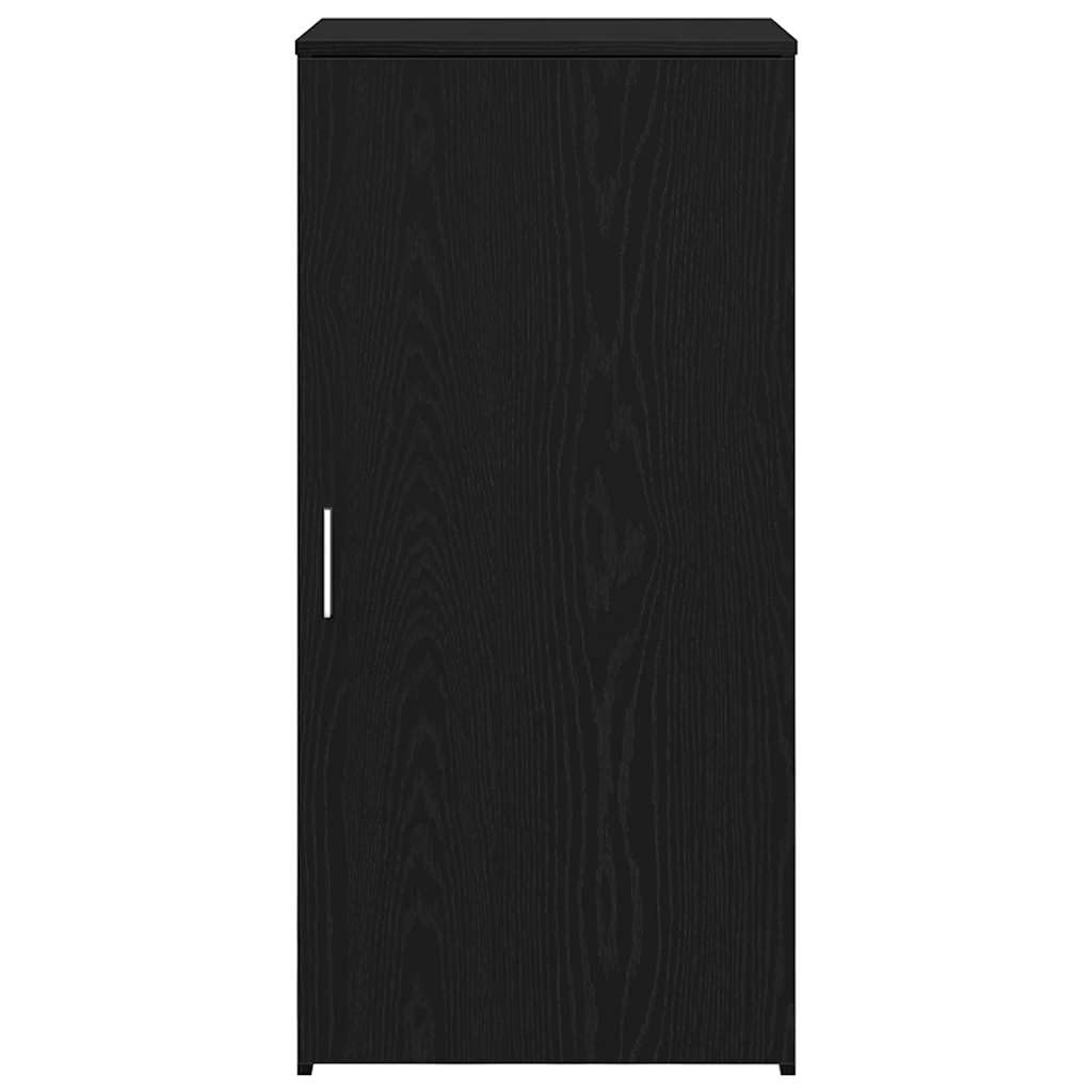 vidaXL Mobiletto portaoggetti Nero 50x45x103,5 cm in Legno ingegnerizzato