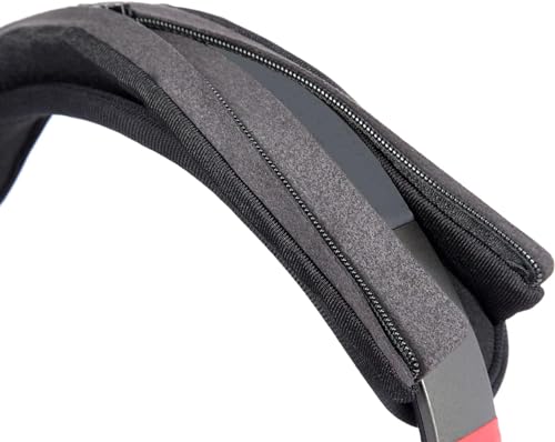 Almohadillas de reemplazo compatibles con los auriculares Creative Sound BlasterX H5/H6/H7, espuma viscoelástica negra, algodón miniatura 4
