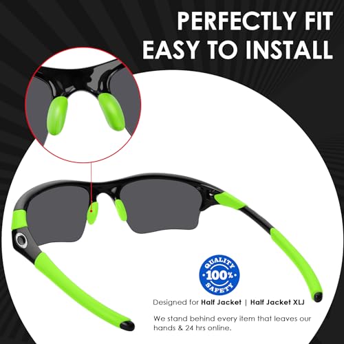 Image of BLAZERBUCK Replacement Sock Kits Earsocks & Nosepieces for Oakley Half Jacket XLJ Sunglass