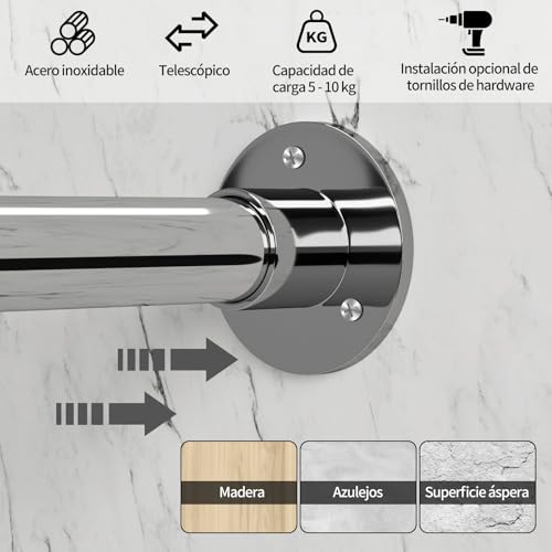 Opiniones de Cortinero para Baño en Escuadra Walmart de esta semana. 12 Cortinero para Baño en Escuadra Walmart marca KIROTLA (3)