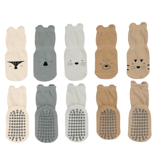 Chicco Bambini e ragazzi Set 5 Paia di Calze Antiscivolo