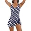 Navy Blue Polka Dot