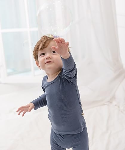 AVAUMA Baby Boys Girls Pajama Set Kids Toddler Snug fit Ribbed Sleepwear pjs for Daily Life Style2