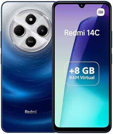 Xiaomi Redmi 14C - Smartphone de 8+256GB, Pantalla de 6.88” 120Hz...