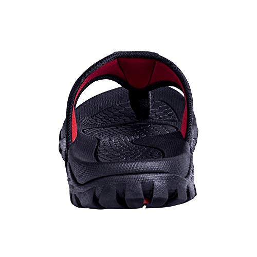 Image of Mens Flip Flops Comfort Sport Thong Sandals for Indoor Outdoor Casual Beach Flip Flops for Men with Arch Support