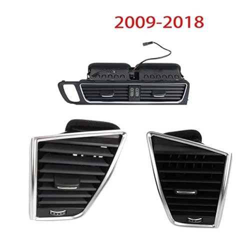 Grille de ventilation centrale de rechange pour Q5 2009-2018, ensemble aérateurs de finition