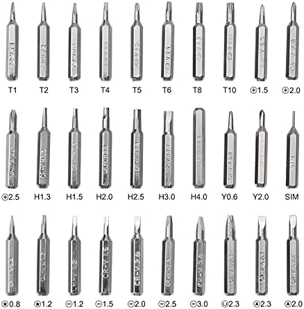 32 in 1 Precision Magnetic Screwdriver Accessory Kit, Screwdriver Sets in Case, Electronics Repair Tool Set for Watches, Computers, Laptop, Mobile Phone