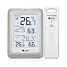 Funk Wetterstation mit Außensensor Batteriebetrieb, Wettervorhersage Funkwetterstation 100M/330FT, °C/°F & 2 Helligkeitsstufen Einstellung (Heat Mold Dew Index) Indoor Outdoor Thermometer Hygrometer Outdoor Sensor günstig Kaufen-Funk Wetterstation mit Außensensor Batteriebetrieb, Wettervorhersage Funkwetterstation 100M/330FT, °C/°F & 2 Helligkeitsstufen Einstellung (Heat Mold Dew Index) Indoor Outdoor Thermometer Hygrometer