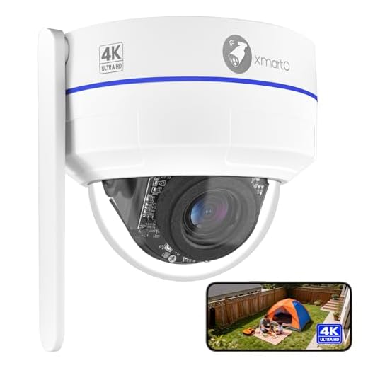 Smart 4K AI Tracking Ceiling Security Camera