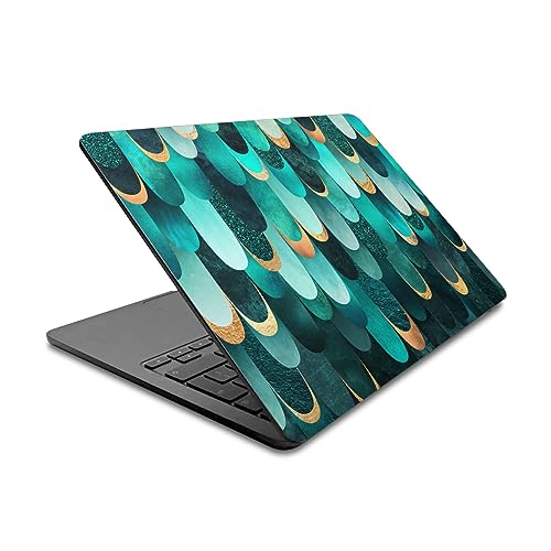 Autocollant MacBook Air 13.6 A2681 skin vinyle turquoise