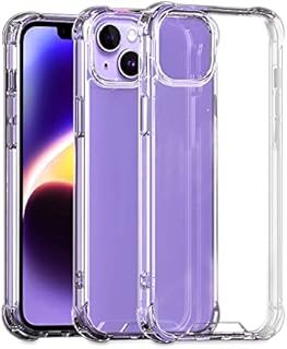 Melomon Case Compatible with iPhone 14 (6.1-Inch), Slim Soft TPU & Shockproof Anti-Scratch Hard PC Back, (Airbag Protection) Bumper Protective Cover for iPhone 14 - HD Clear