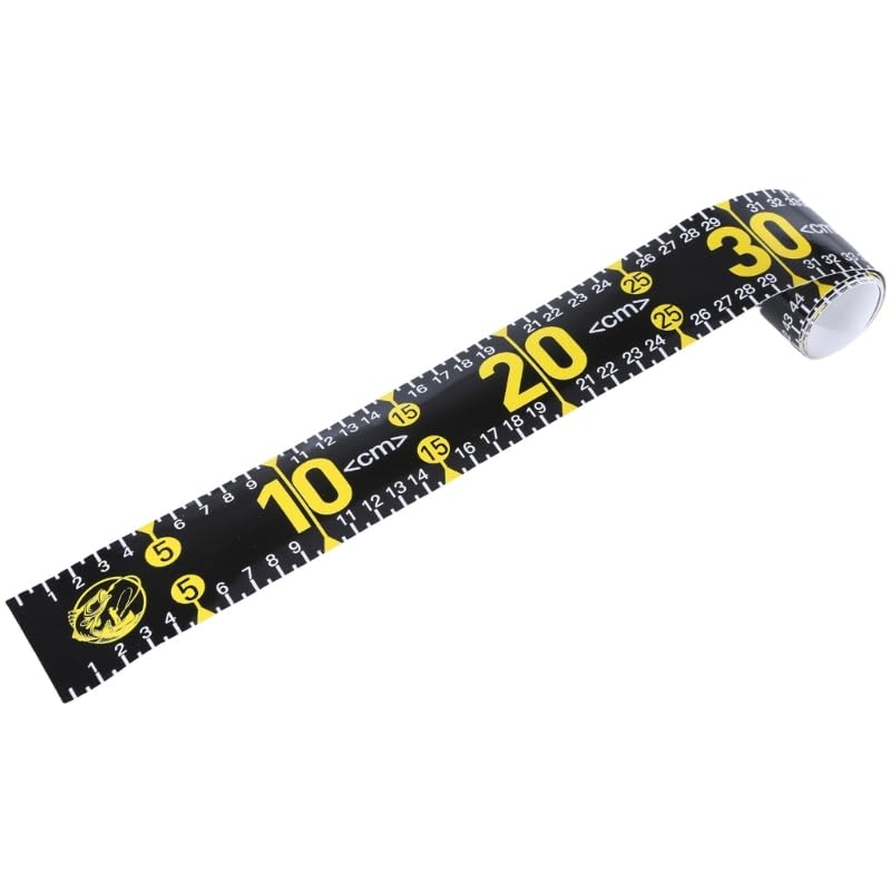 TIANQUXNGI Sticker Tape for Boats Kayak Fishing Fish Measuring Device Fishing Ruler Adhesive Fish Ruler, 51Inch Fish Measuring Tape