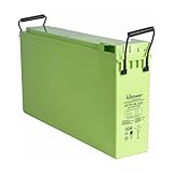 U-Power Batería AGM Frontal 12V 150Ah – Batería VRLA de Plomo Sellada sin Mantenimiento – Para SAI/UPS, Centros de Datos y Sistemas de Respaldo – Terminales Frontales