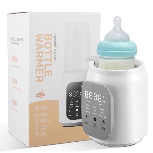 Scaldabiberon 8 in 1, Scaldalatte Rapido per Bambini, Scalda Pappe per Latte Materno o Formula, Scalda Scongelamento con...