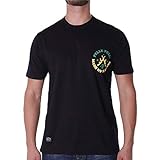 Schwarz Pelle Mash Up T-Shirt/Reggae/Jamaika