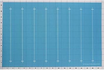 Full Line Stencil 2-Inch Parallel Lines, Quilt Template (30710)