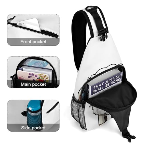 Bolso tipo bandolera sport casual unisex 38x20cm miniatura 4