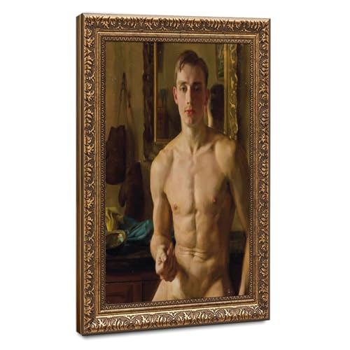 Konstantin Somov The Boxer affiche déco murale salon tableau sur toile suspendu 50x75 cm