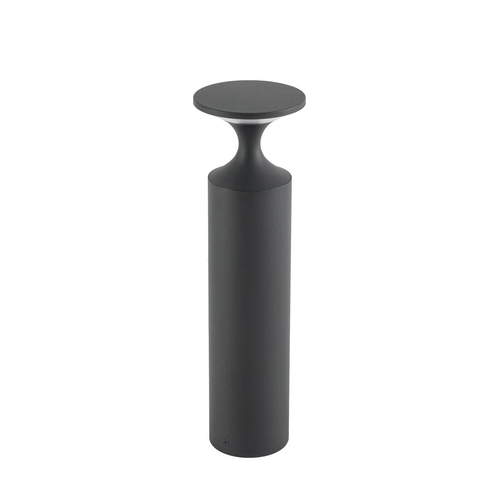 Lucande Oświetlenie zewnętrzne Navor (nowoczesne) w kolorze czarnym wykonane z aluminium (1 źródło światła) z ogrodu, słupek ścieżki słupek