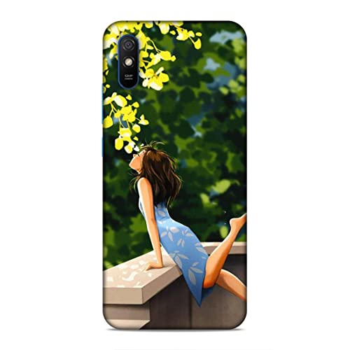 Image of Printed Mobile Back Hard Case Cover for Xiaomi Redmi 9A / Xiaomi Redmi 9i | Cute Girl, Sunshine, Cute Dress, Lovely Day-2193