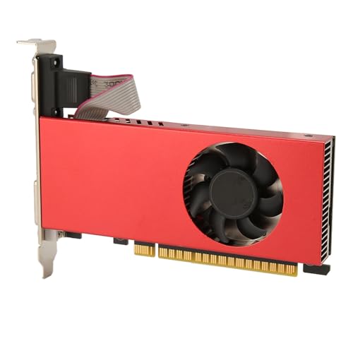 VBESTLIFE Tarjeta Gráfica GT740 4G, 4GB GDDR5 128 bit, GK107/28nm, 993/1250 MHz, DVI, PCI Express 3.0 X 16, Ventilador de Refrigeración, para el Hogar, Oficina, Negocios