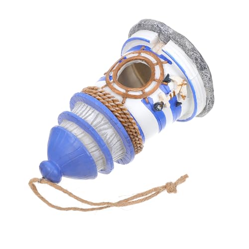 VERDANVERSE Hanging Decorative Birds Nest Rustic Bird House for Outdoor Garden Decor Design for Bird Lovers Provides Safe Shelter for Birds Any Season